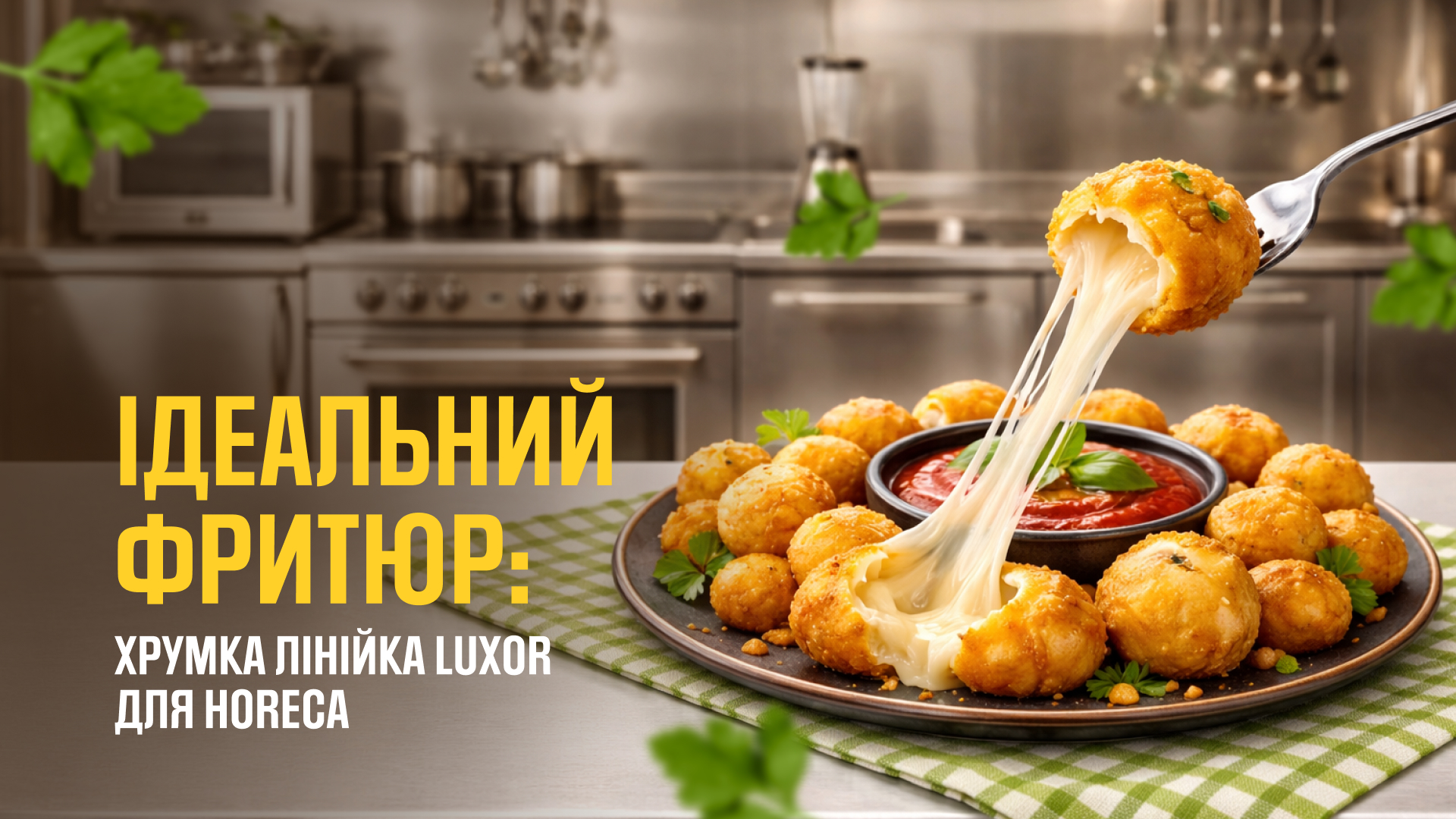 Ідеальний фритюр: хрумка лінійка Luxor для HoReCa