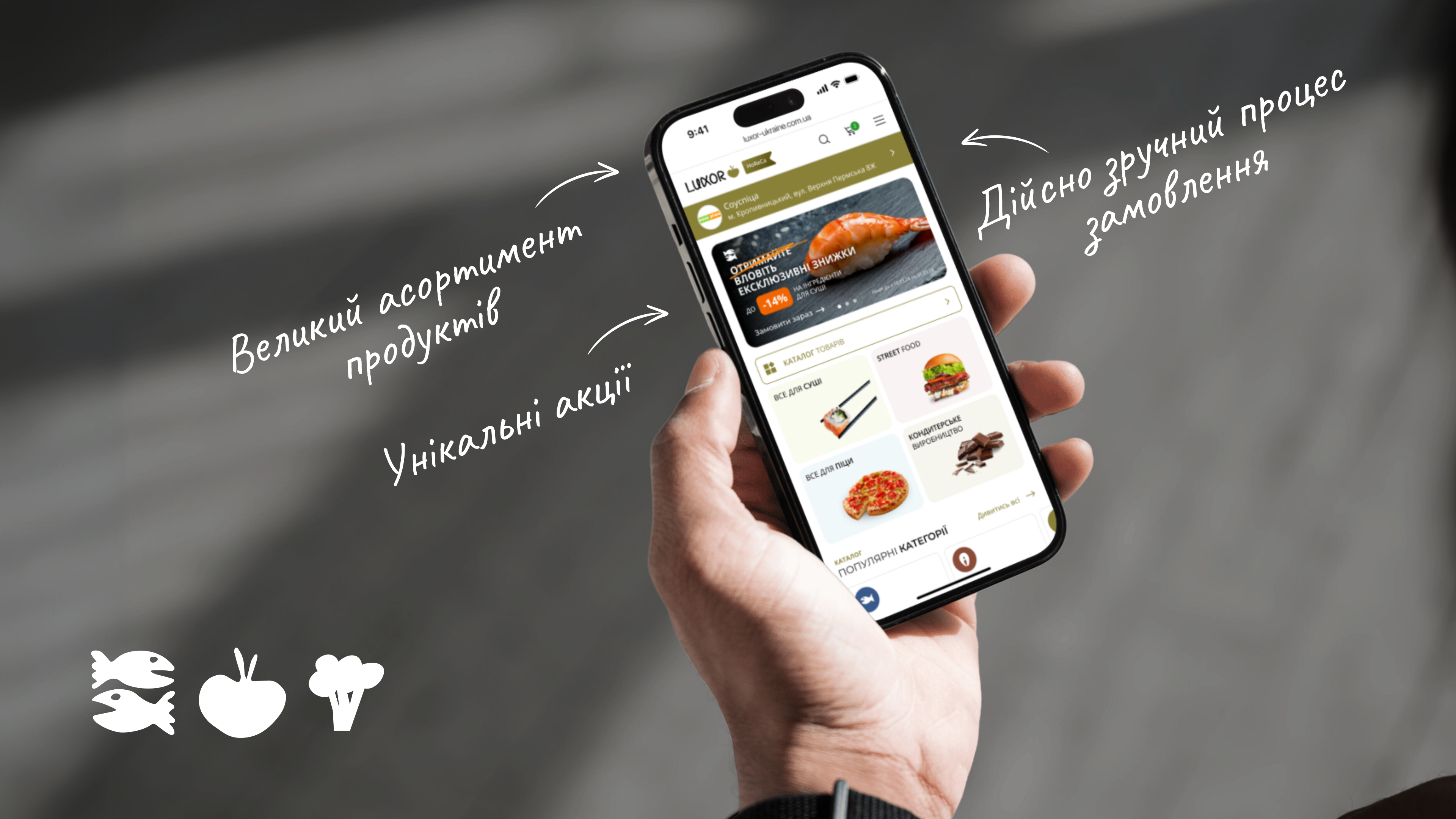 Luxor запускає оновлений інтернет-магазин для бізнесу Кропивницького! 🎉